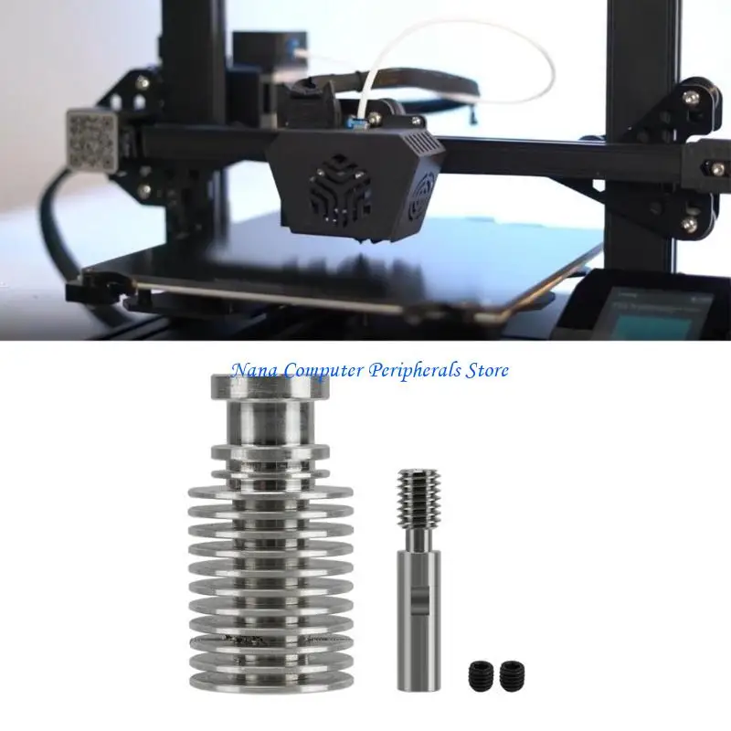 

F68C Титановый сплав горячий тепловой тепловой хемер Hot End Hemera Heat Break Heatsink