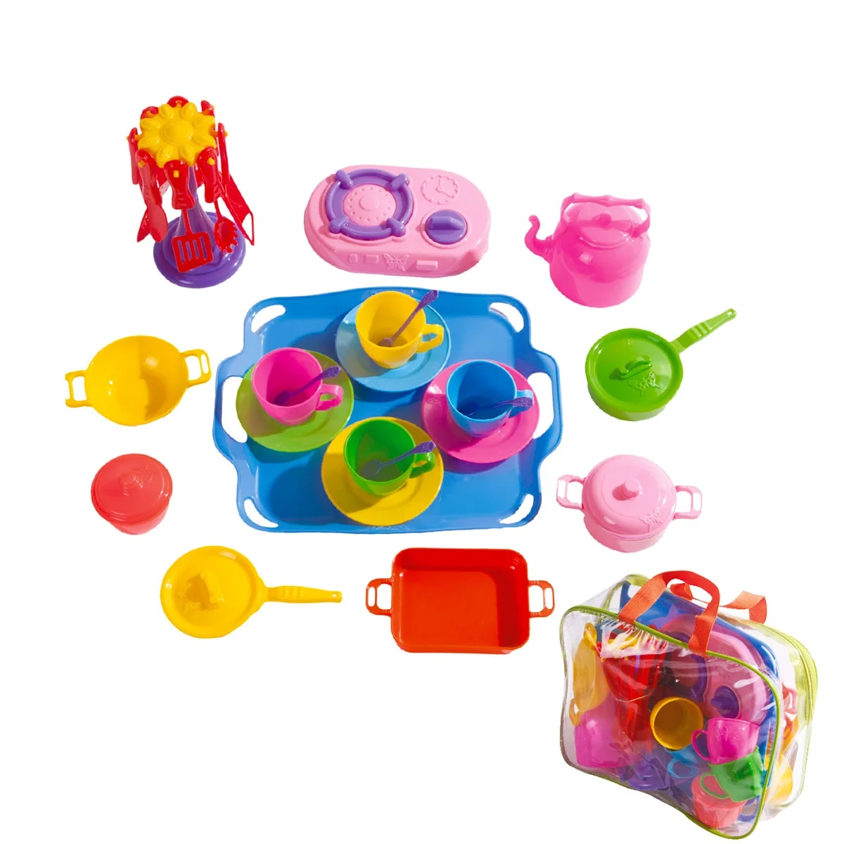 Kitchen set with bag