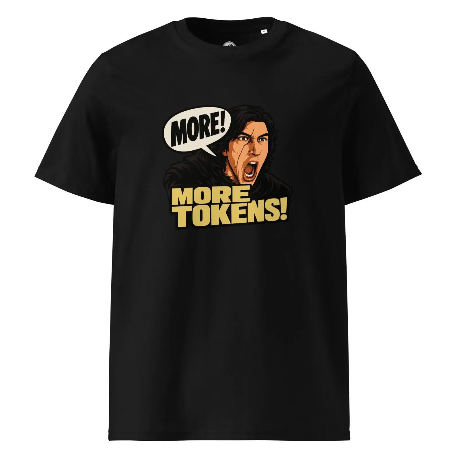 More Tokens AI Developer T Shirt Funny Coding Meme Programmer  vintage Washed Unisex homme Versatile Stretched Breathable