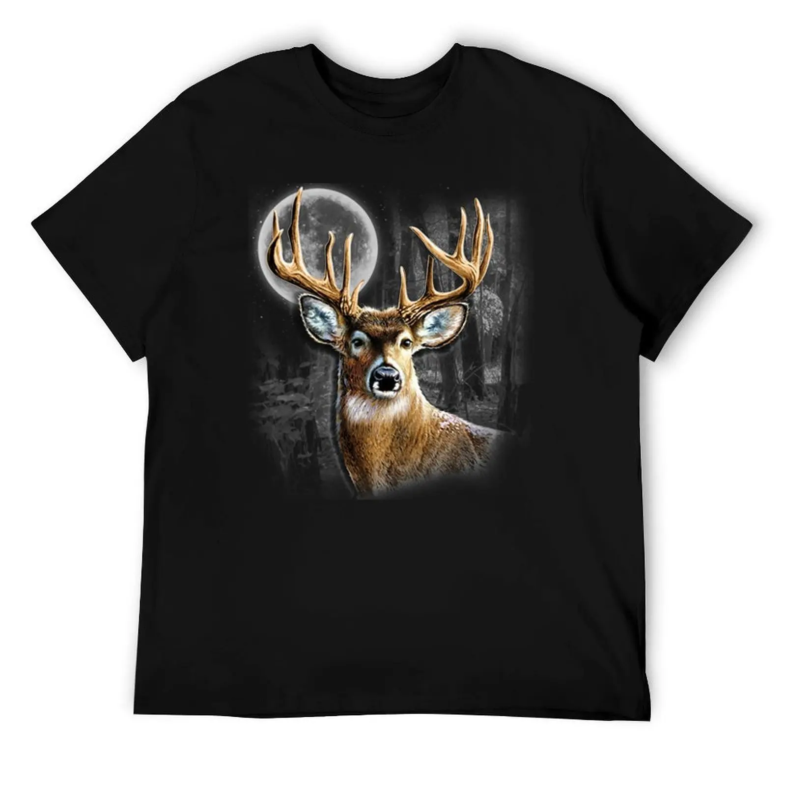 

Midnight Deer T-Shirt cotton t shirts man 100% man t shirt designer T-Shirt
