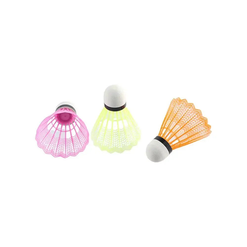 12PCS Outdoor Supplies Colorful Badminton Balls Portable Badminton Travel Out Products Sport Training Shuttlecocks