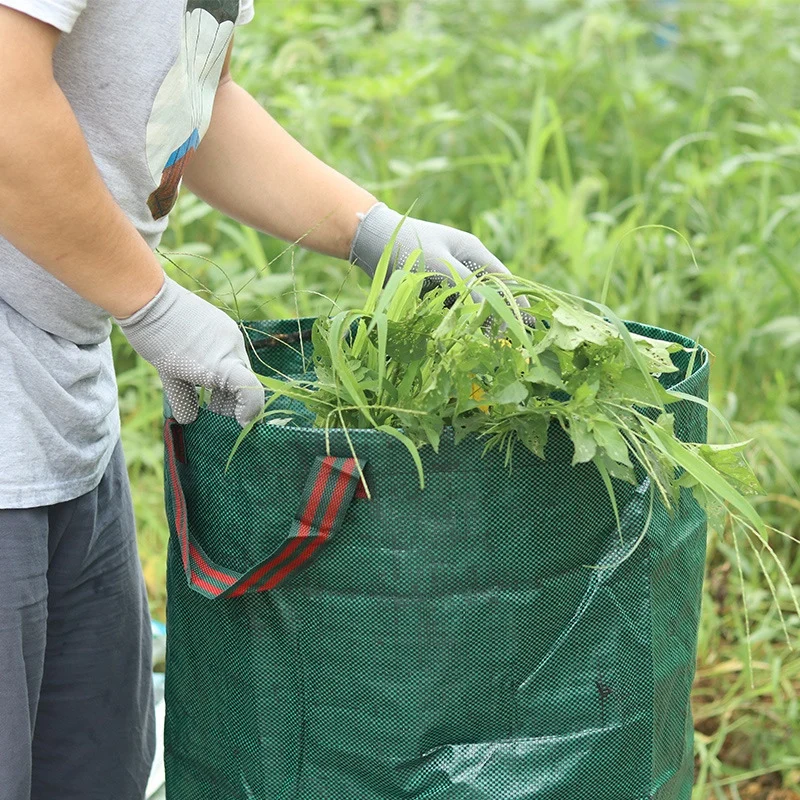 270L/Garden Leaf Bag Fallen Leaves Bag Fat Bag Composting Bags Fermented Organic Fertilizer Collect Manure Barrel Fat Bucket Bag