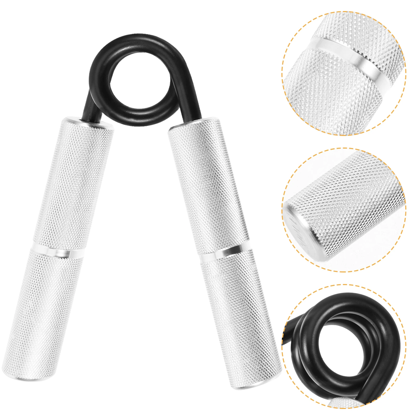 

Heavy Duty 90Kg Aluminum Hand Gripper Non-Slip Knurled Grip For Fitness Strength Training Forearm Wrist Exercise For Climbers