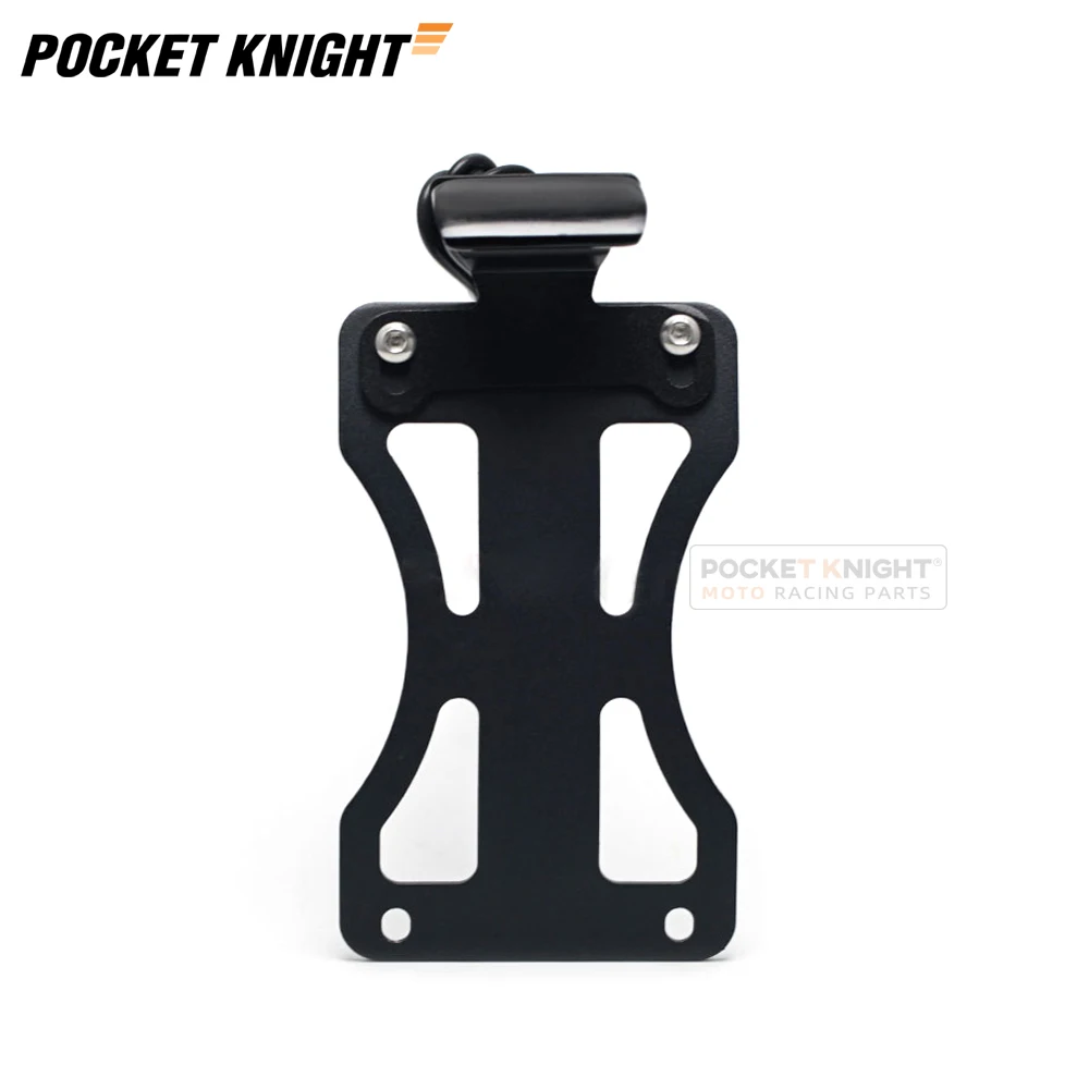 For SUZUKI HAYABUSA GSXR 600/750/1000 GSXS1000/F Bandit 1250 License Plate Holder Curved Side Plate Mount Tail Fender Eliminator
