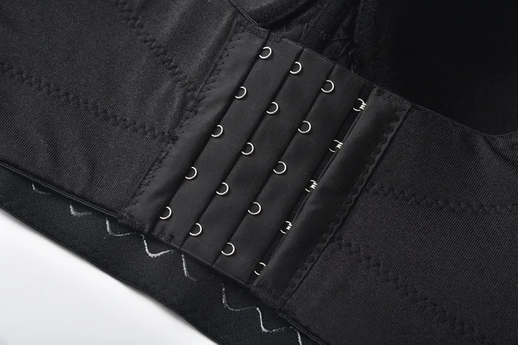 Rock Punk Hot Lingerie Party Clubwear Sexy Women Black Adjusted-straps Push Up Bra Silver Corset Golden Gothic Bustier Shaper