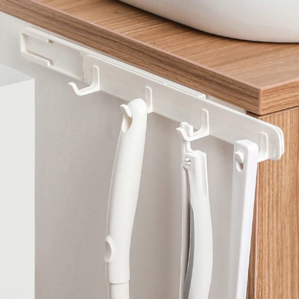 

3pcs Sliding Coat Hook Retractable Hooks Space-Saving Organizer Extendable Pull Out Rack Wardrobe Trousers Hanger Closet