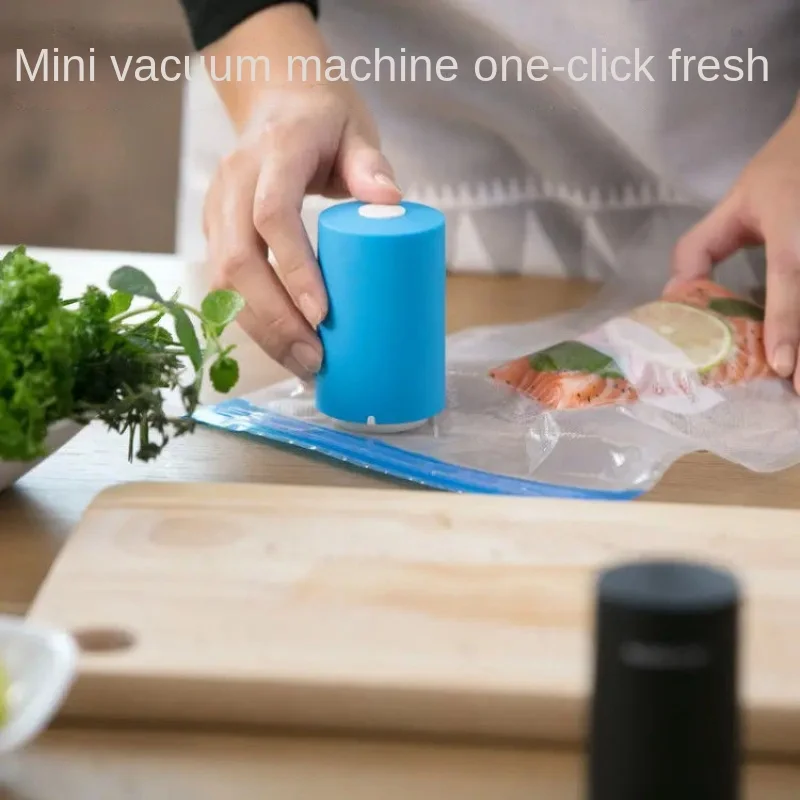 Кухонный ручной мини-вакуумный насос, бытовой портативный беспроводной Перезаряжаемый контейнер для хранения пищевых продуктов, холодиль...
