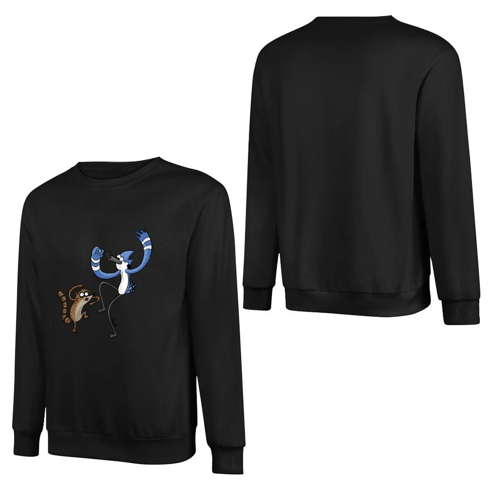 Rigby And Mordecai Pullover Hoodie men's sweat-shirt set mens clothing sweatshirt