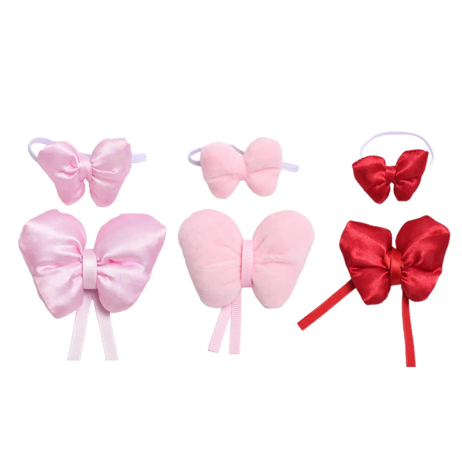 

15cm Doll Clothes Bows for Kids Birthday Gift Adorable Doll Decor Educational Handmade Photo Props Pretend Play DIY Dress up Toy
