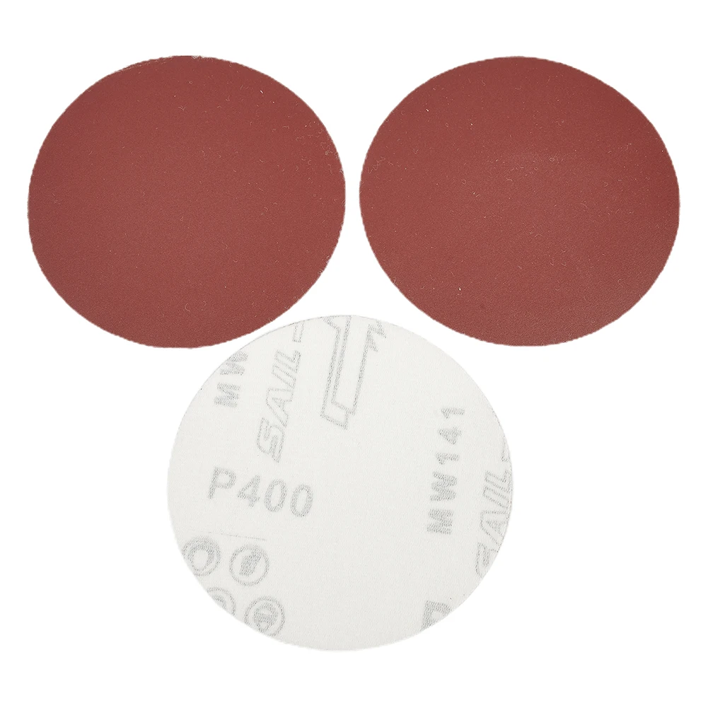 

painted surfaces Sanding Pad non-ferrous metal Sandpaper Flocking 4inch 40-2000 Grit polish wood fiberglass 10pcs