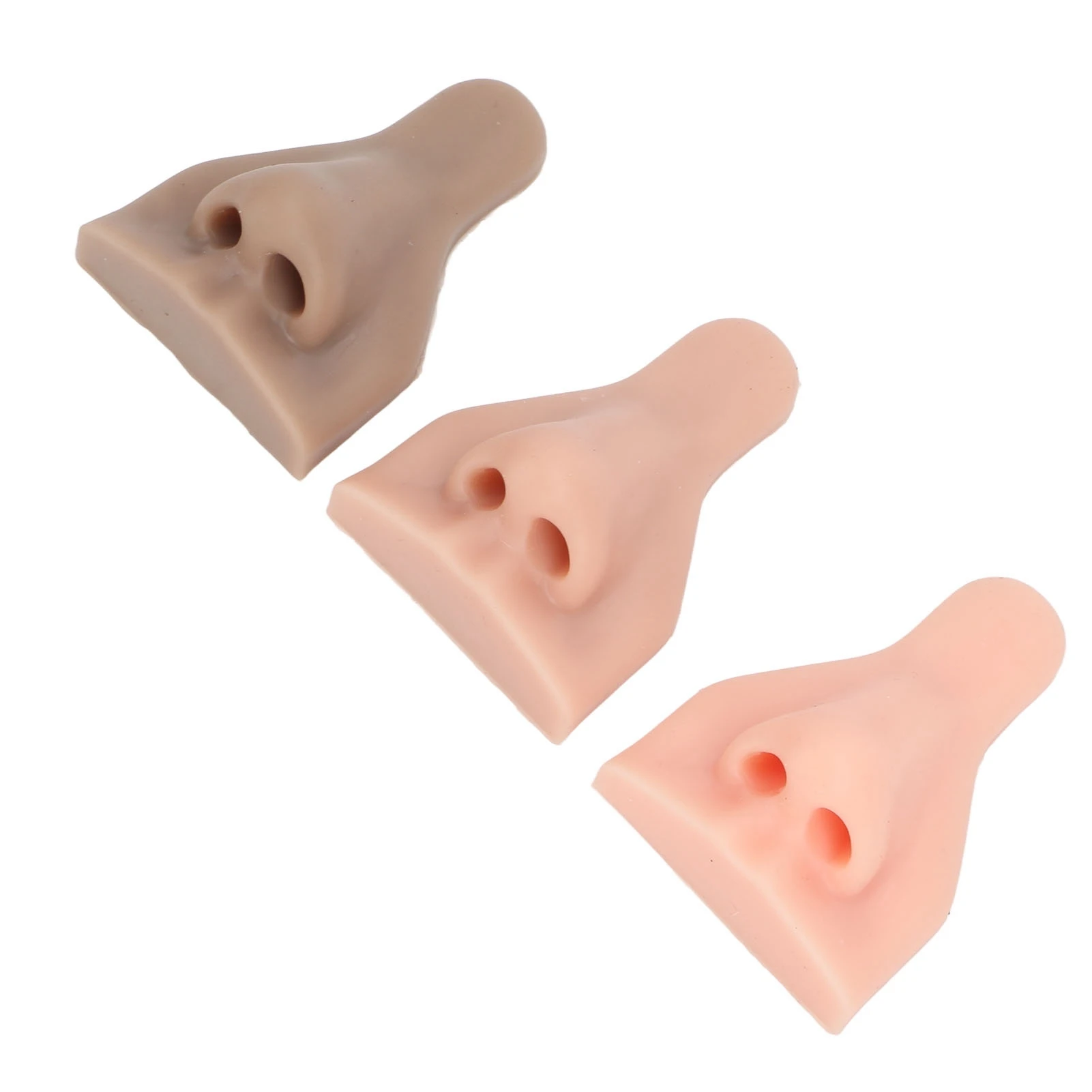 Imagen 5: Modelo de Nariz de Silicona E9, Suave y Flexible, 3D, para Práctica de Sutura, Instrucciones de Enseñanza, Modelo de Nariz Falsa, Práctica de Perforación de Uñas de Nariz