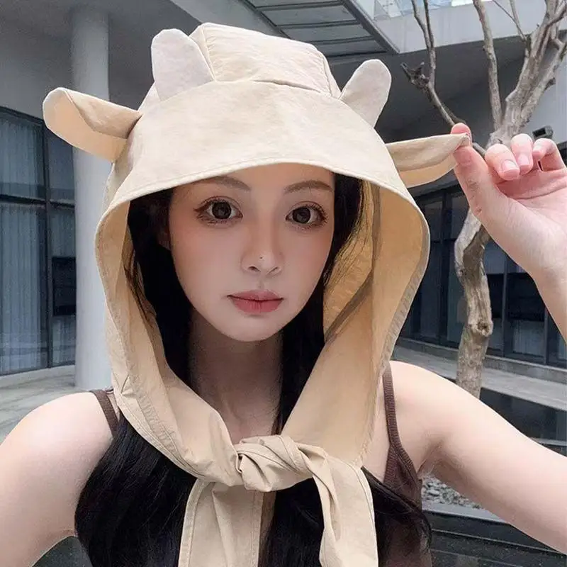 Chapeau Devil à séchage rapide et à lacets, idéal pour les personnes soucieuses de la mode