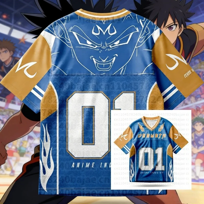 

Летняя горячая распродажа: стильная детская футболка с принтом Dragon Ball Z, аниме-футболка с Сон Гоку, оверсайз, Y2K, для мужчин и женщин, дышащая и быстросохнущая.