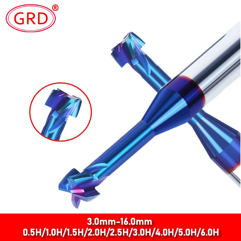 HRC65 Tungsten Steel T Slot Milling Cutter Special Groove Type for Hard Steel Alloy Steels 1pcs
