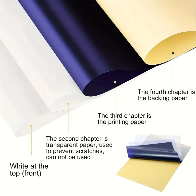 جل كريم نقل الوشم KVM مع مجموعة ورق نقل الوشم، ملحقات آلة نقل الوشم لورق استنسل بحجم A4