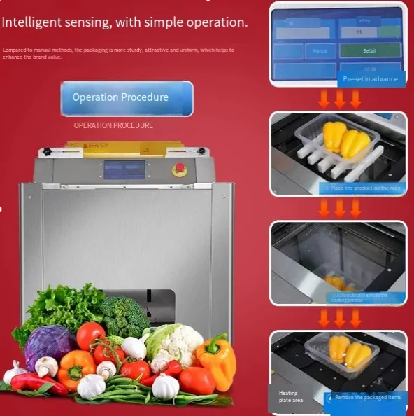 Tabletop Semi-automatic Stretch Film Wrapper