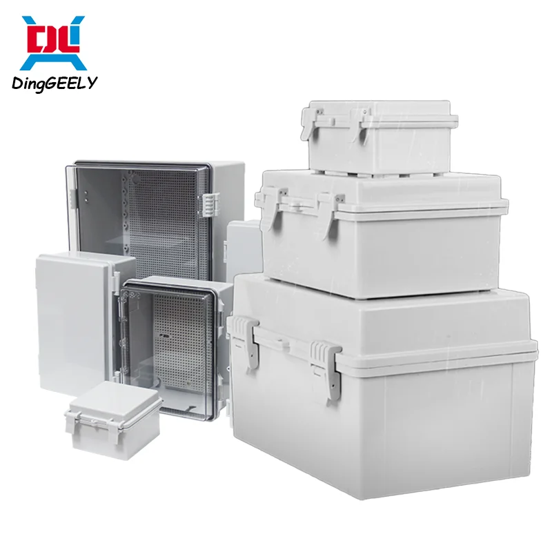 IP66 Waterproof Plastic Enclosure Electrical Junction Box Outdoor Sealed Switch Power Case Distribution Boxe Waterproof Enclosur