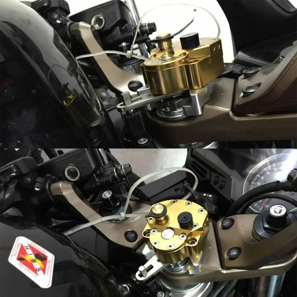 For HONDA VFR800Fi VFR800 VTEC VFR800F Steering Damper Stabilizer VFR 800 Motorcycle Accessories Reversed Safe Handlebar Riser