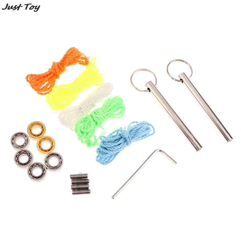 

1Set Unresponsive Yoyo Bearings Bearing Removal Tool Yoyo Strings Responsive Yoyo Bearings Metal Axle W/ Wrench