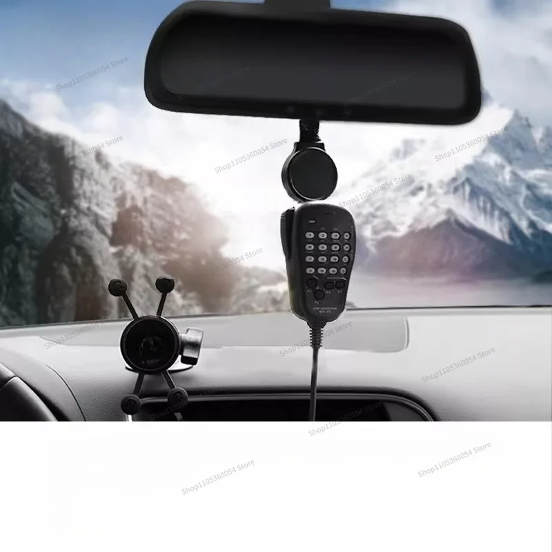 For Pull Rope Automatic Return Walkie-talkie, Telescopic Rope Off-road Keychain