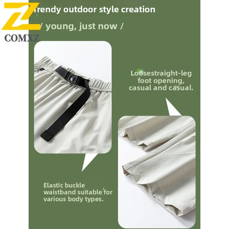  EIAO الرجال المضادة للتجاعيد المشي لمسافات طويلة السراويل البضائع الربيع مقاوم للماء التخييم في الهواء الطلق التكتيكية يندبروف الرحلات تسلق الجبال بنطلون #4