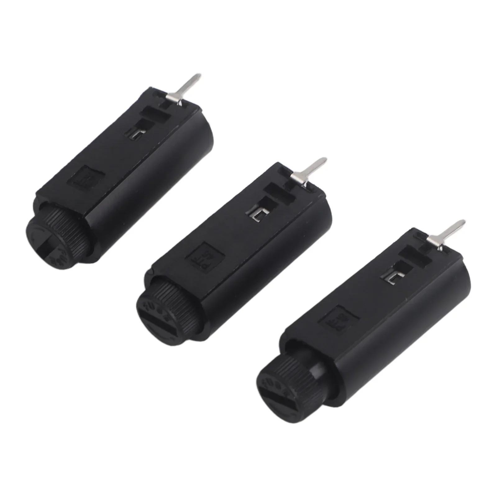 DIY Electronics Fuse Holder Vertical Fuse Holder For Power Boards Fuse Component Enclosed Cap 10mm Pitch Between Mounts