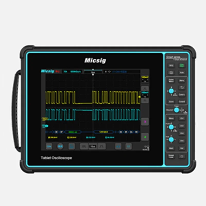 Micsig Digital Automotive Oscilloscope 100MHz 4 Channels Handheld Portable Tablet Osciloscopio With Handbag SATO1004