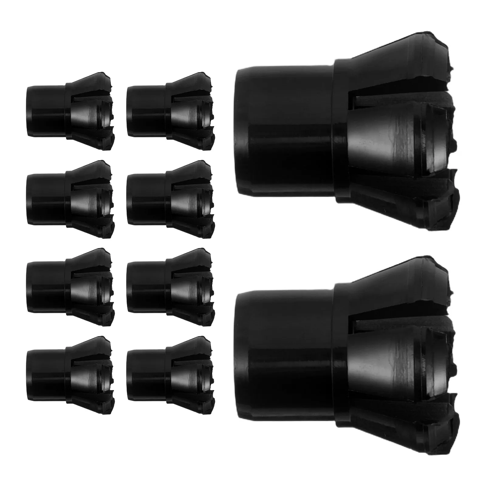 10Pcs Tube Plug Bung Stopper Plastic End Cap Insert Internal Round Pipe Replacement for Speaker Stand Microphone Music Stand