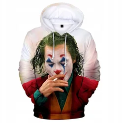 3D Printed Hooded Children Retro Long Sleeve Joker Resurrected Series Hooded Sweatshirt 3D Digital Printed Mask Width