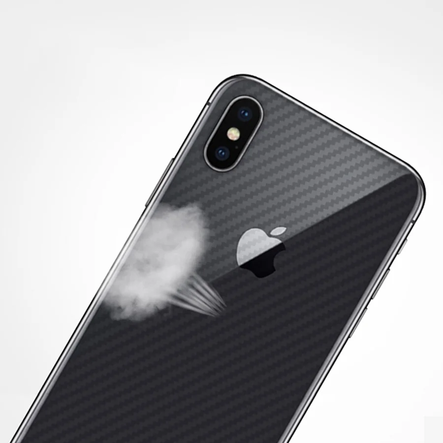 5Pcs 3D Guard Carbon Fiber Soft Matte Back Protective Film for iPhone 12 11 13 14 Pro XS Max 7 8 Plus XS XR SE Screen Protector