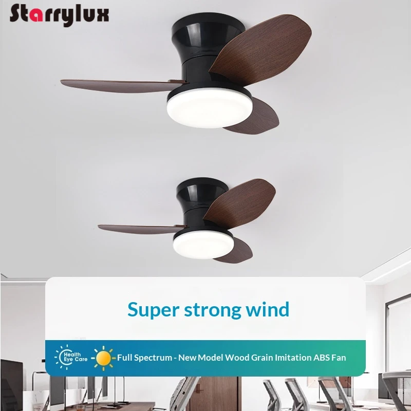 

Inverter Ceiling Fan with Light for Living Room Dining Room Modern Blades Quiet