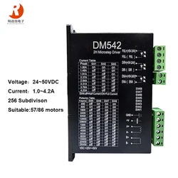 DM542 2-Phase Digital Stepper Motor Driver 4.2A for 57 86 Stepper Motor CNC Controller 3d Printer Marking Machine