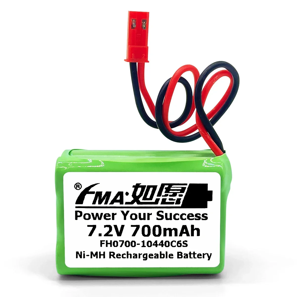Batteria ricaricabile Ni-MH da 7,2 V 700 mAh per doppio cavallo 7009 V-2 RC modello di elicottero per auto giocattoli durevoli ad alta capacità