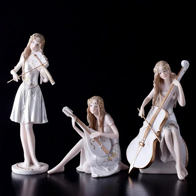

European-style music beauties ornaments home accessories characters Figurine decorations Ceramics Statue creative birthday gifts