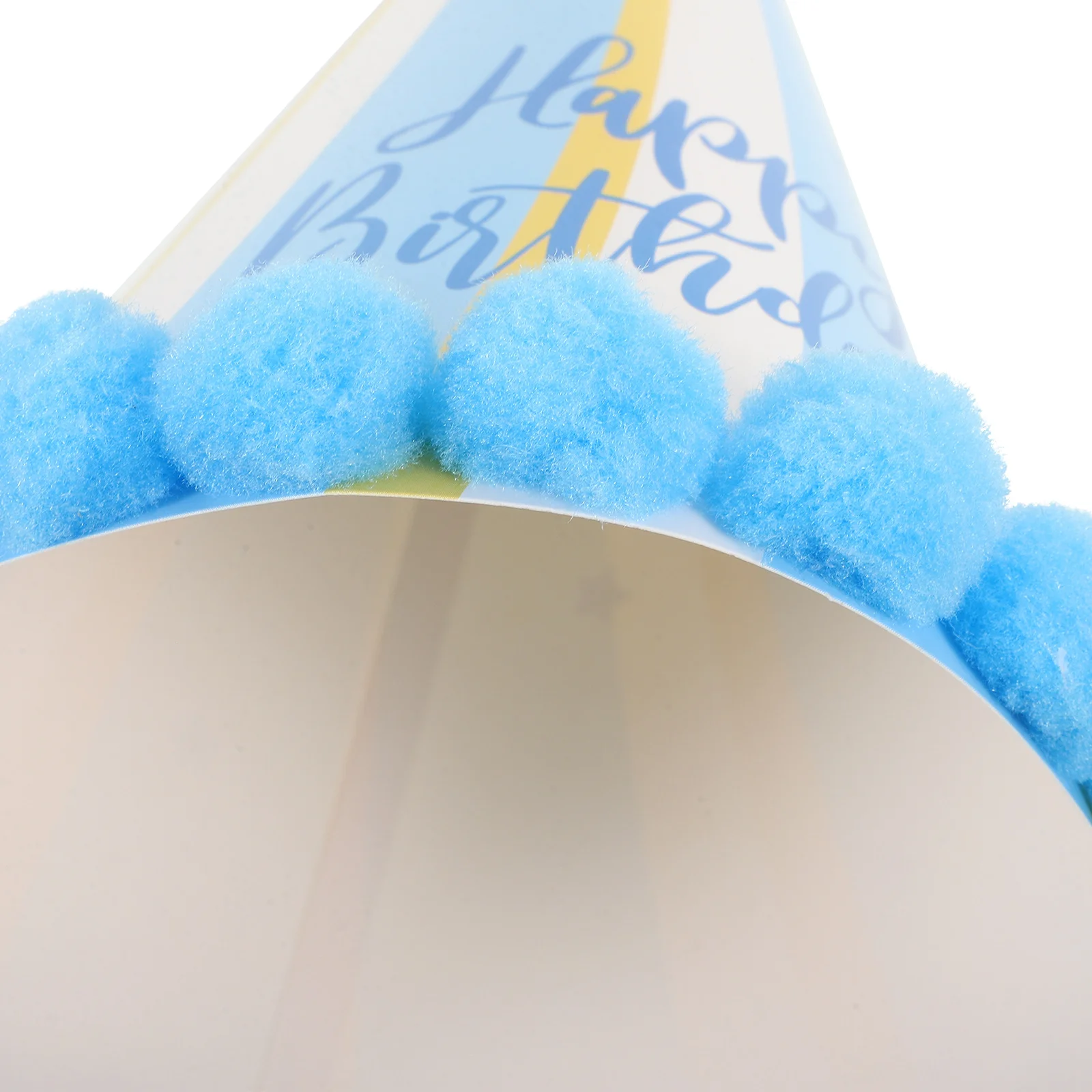 

5Pcs Colorful Shiny Paper Pompon Hats Birthday Party Hat Decorations Festive Costume Accessory Liven Atmosphere