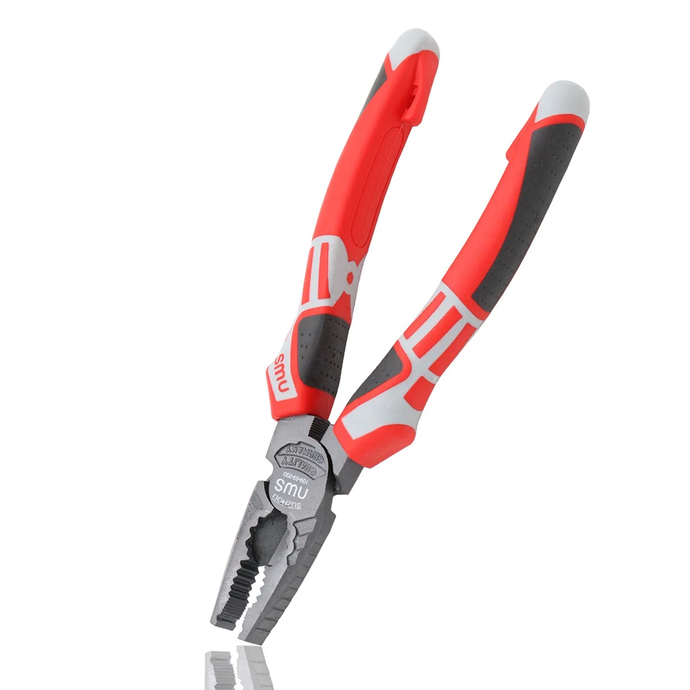 Jewii Universal Wire Cutter Needle Nose Crimping Plier Electrician Working Hardware Diagonal Pliers