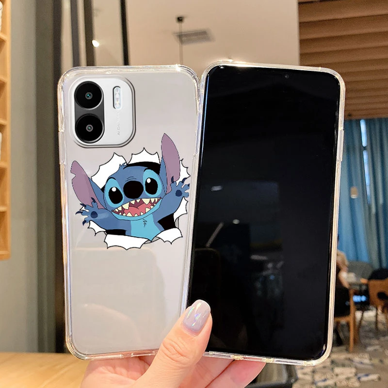 Kawayi Stich Monster For Redmi A1 A 2 Coque Protector Soft Phone Back Cover For RedmiA1 A 2 Silicone Funda Transparent Capa Cute