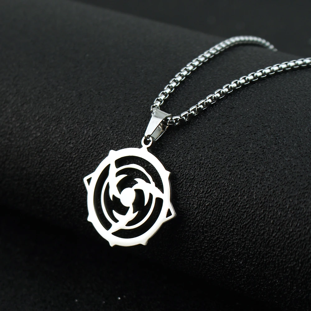 Game Genshin Impact Necklace Fatui Harbingers Scaramouche Kunikuzushi Cosplay Unisex Pendant Wanderer Balladeer Jewelry Gift