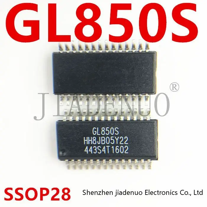 GL850S-HHY22: Evaluación Profesional del Chip SMD SSOP-28 para Aplicaciones de Electrónica de Consumo