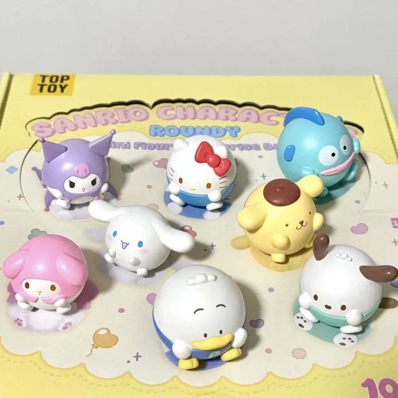

Toptoy Spot Sanrio Family Round Rolling Series слепая сумка игрушки аниме Pompompurin Pochacco Kurmoi Cinnamoroll настольные украшения
