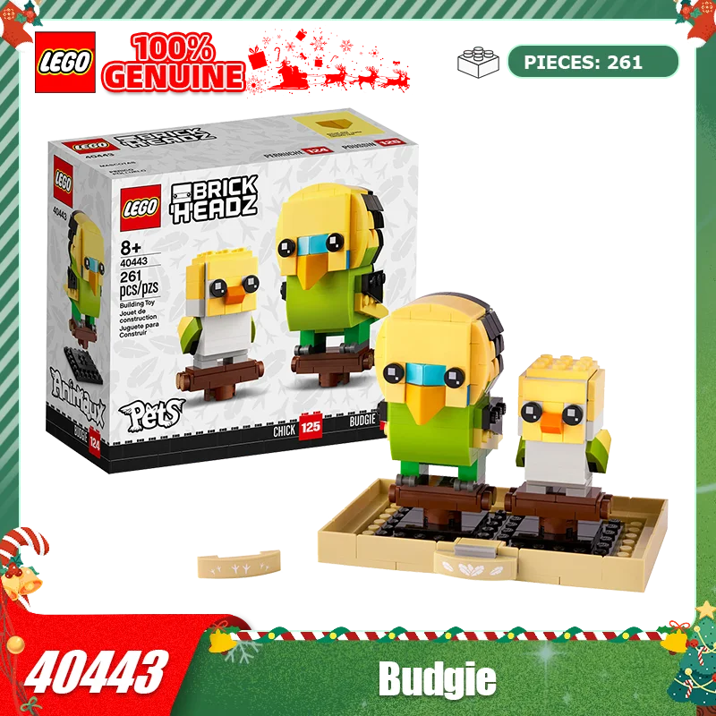 

Lego Block Square Head Series LG-40443 Parrot Boy and Girl Assembled Block Toy Gift