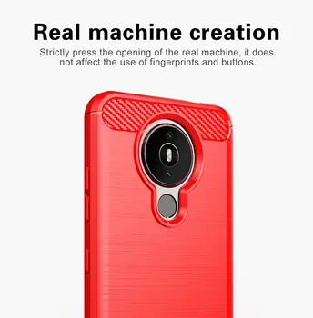 Silikonové měkké pouzdro pro Nokia 1.4 pro Nokia XR20 G20 G10 X10 1.4 5.4 3.4 8.3 6.2 7.2 Kryt TPU s gumovými vlákny, kresbou a tenkým TPU krytem 10 nejlepší prodej Černý kryt pro Nokii G10 - №10