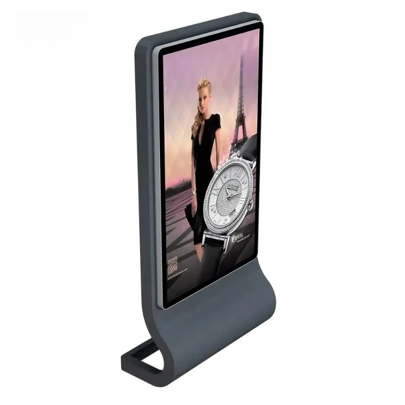 Floor Standing Universal Touch Screen Interactive LED Advertising  Outdoor Kiosk