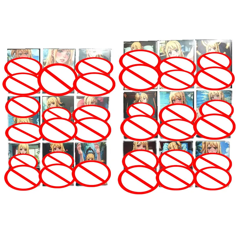 

Набор из 18 сексуальных карточек: Аниме Fairy Tail Люси Хартфиля, Богиня ACG, обнаженные карточки 18+, подарок для взрослых отаку, коллекционные карточки для фанатов комиксов