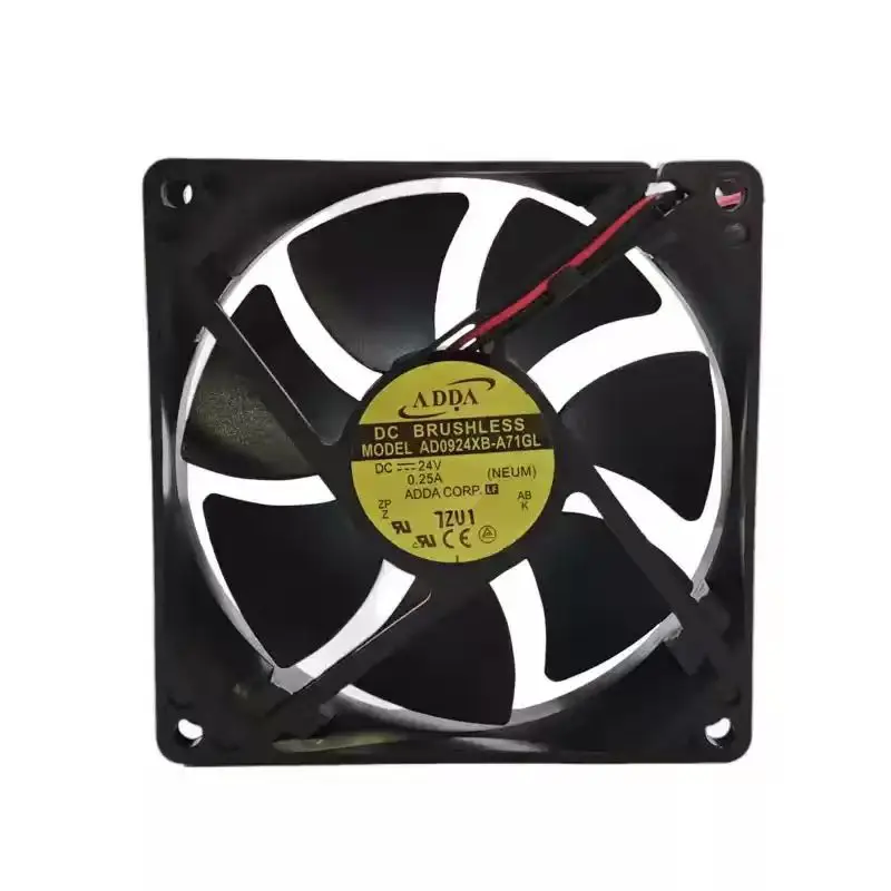 Original For ADDA AD0924XB-A71GL 24V 0.25A 9225 9025 92mm Dual Ball Bearing High Speed DC Brushless Fan for Inverter Cabinet