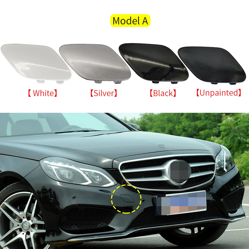 For Mercedes W212 Front Car Bumper Tow Hook Cover Cap With Color For Benz E Class 2014-2016 E200 E260 E300 E320 E400 2128852422