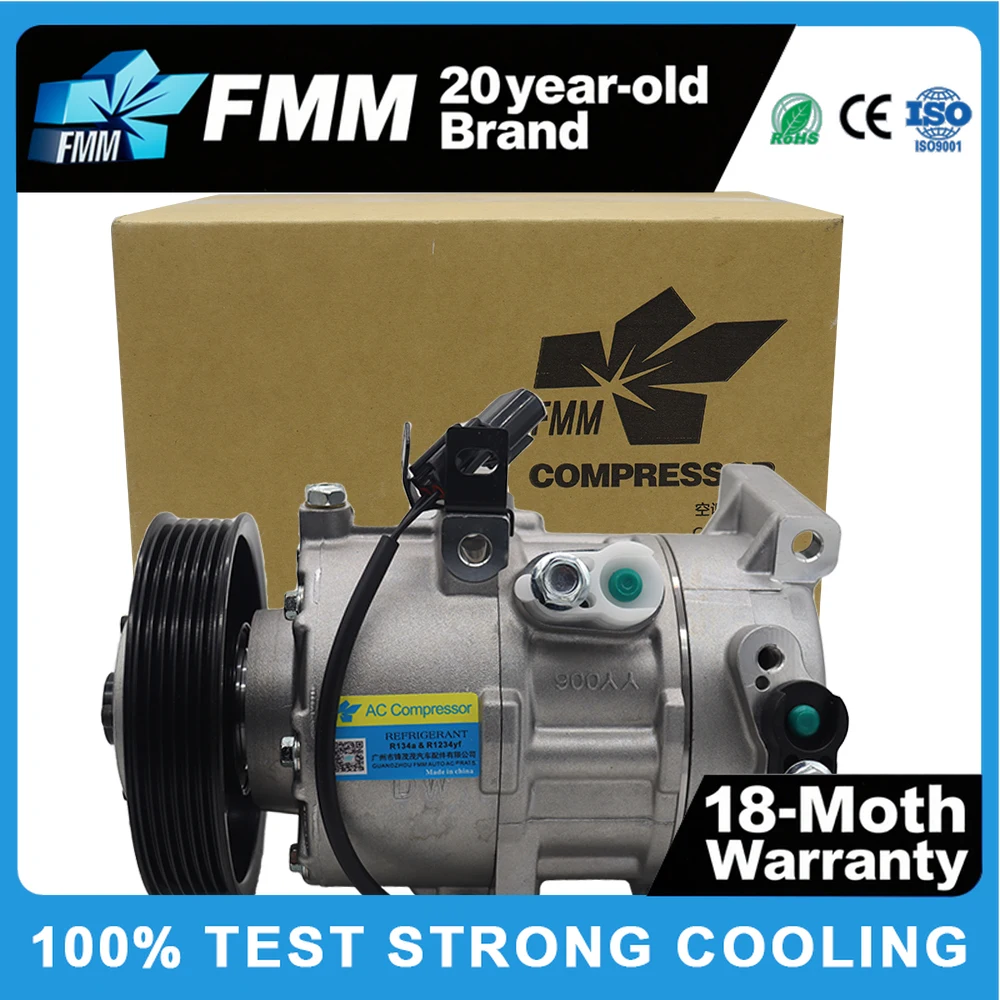 

New Condition 12V Auto AC Compressor DVE16 for Kia Rio/Hyundai Accent | 977011R100 977011W800 Car Aircon Compressor