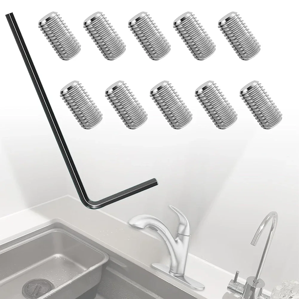 Stainless Steel Thread Repair Nuts 10 Pack Self Tapping Inserts For Reliable Thread Hole Restoration And Maintenance