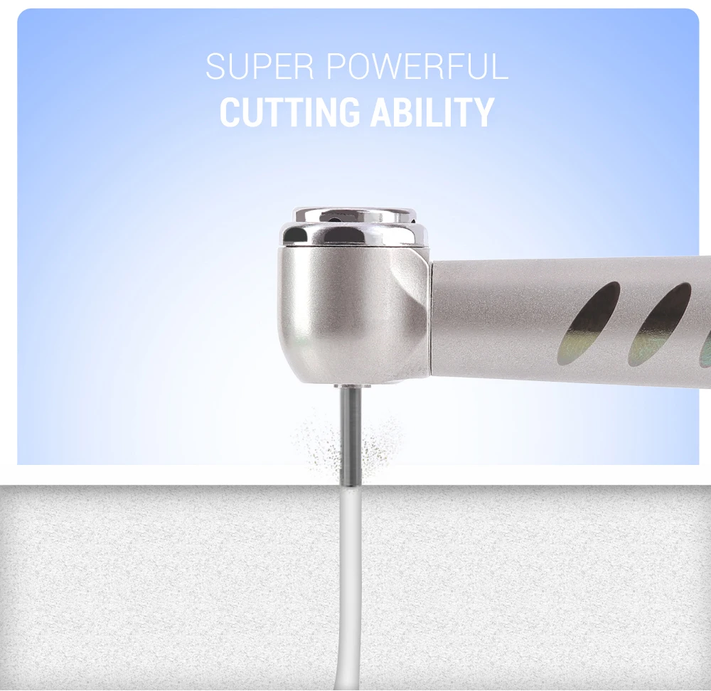 AZDENT Dental High Speed Handstück Keramik Lager Drehmoment Kopf Push Button Triple Wasser Spray 2/4 Löcher Zahnmedizin Werkzeuge – Detail 4