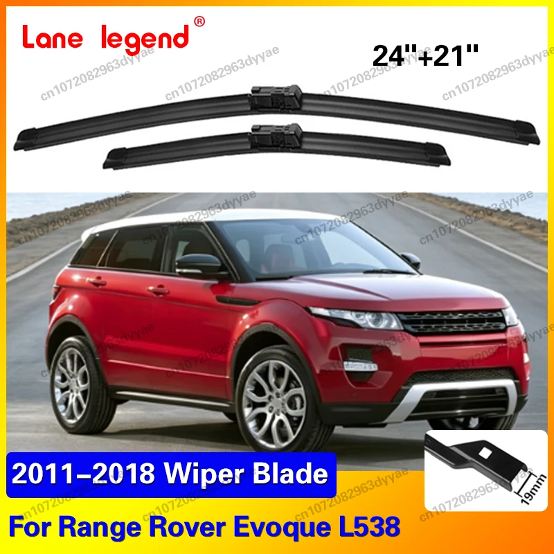 

Wiper Front Wiper Blades For Range Rover Evoque L538 2011-2018 2012 2013 2014 2015 Windshield Windscreen Front Window 24"+21"